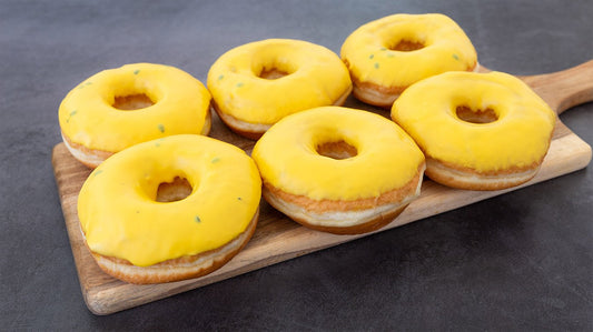 Oversized Donuts in a Box. No Frills.