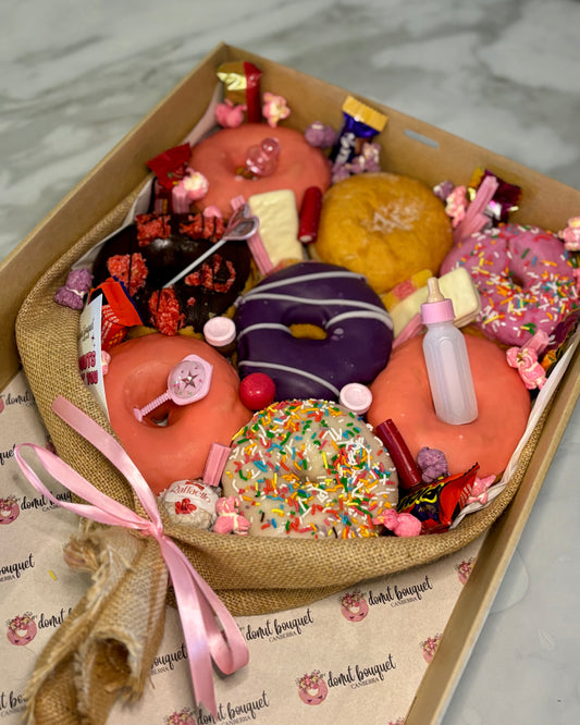 Baby Girl Gift Donut Bouquet