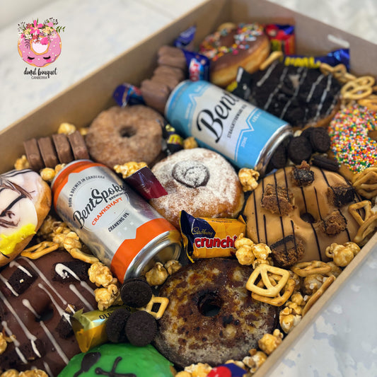 Beer and Donut Box  (3 sizes)