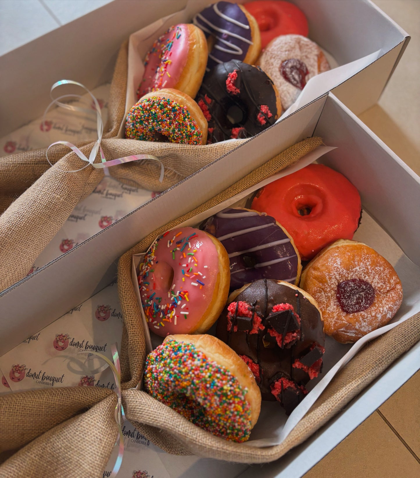 For Her Premium 6 Pack XL Donut Bouquet