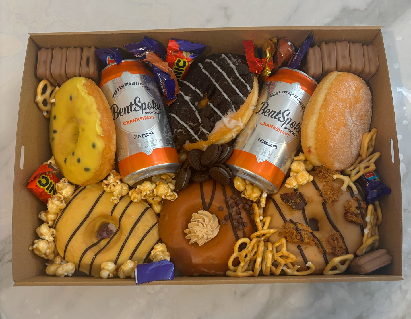 Beer and Donut Box  (3 sizes)