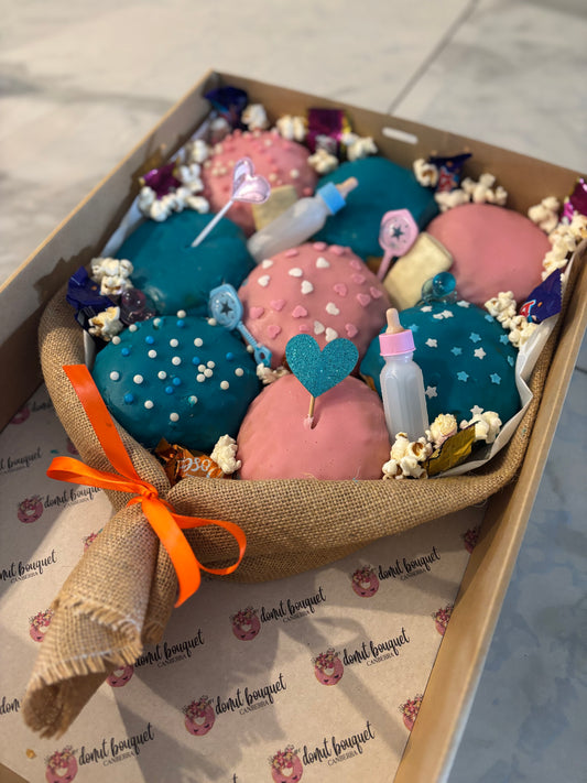 Baby Gender Reveal Gift Donut Bouquet