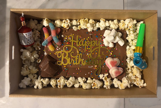 Gluten Free Birthday Brownie Block Gift Box
