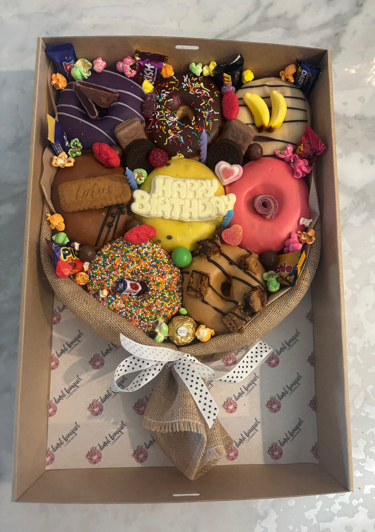 Classic Donut Bouquet Gift Box