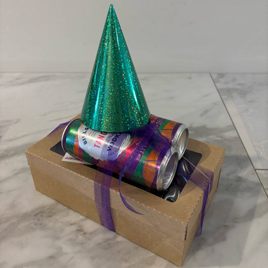 Vegan Birthday Brownie Block Gift Box